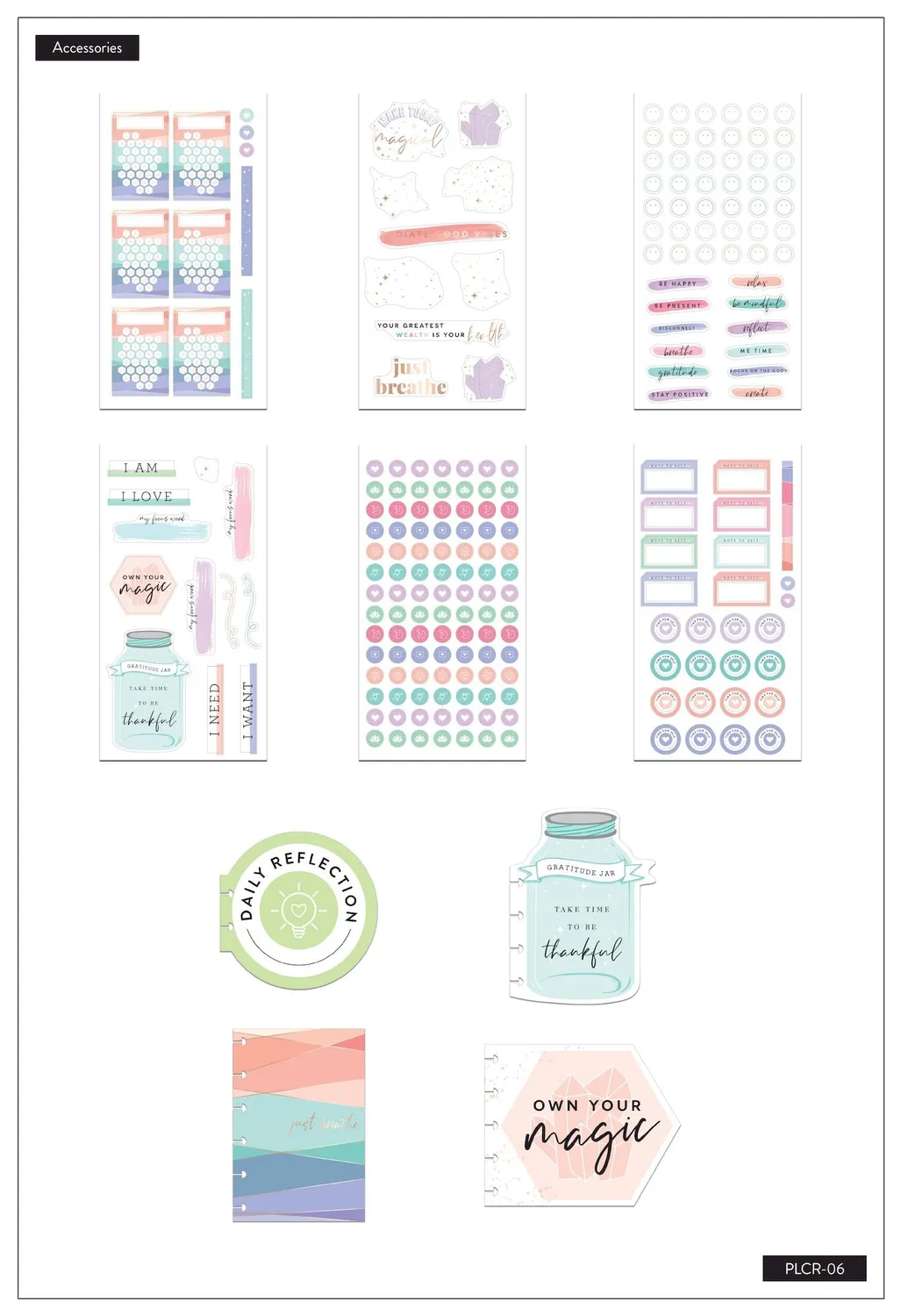 Happy Planner Wellness Companion Classic pack bien-être