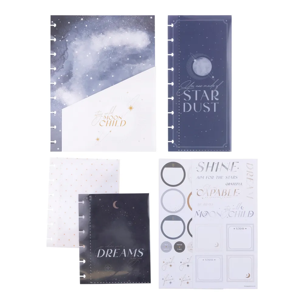 Happy Planner Sophisticated Stargazer compagnon Classic à anneaux