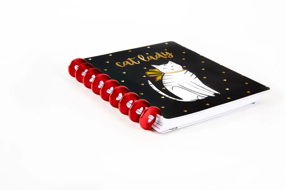 Happy Planner Medium disques métal rouge 11 pièces