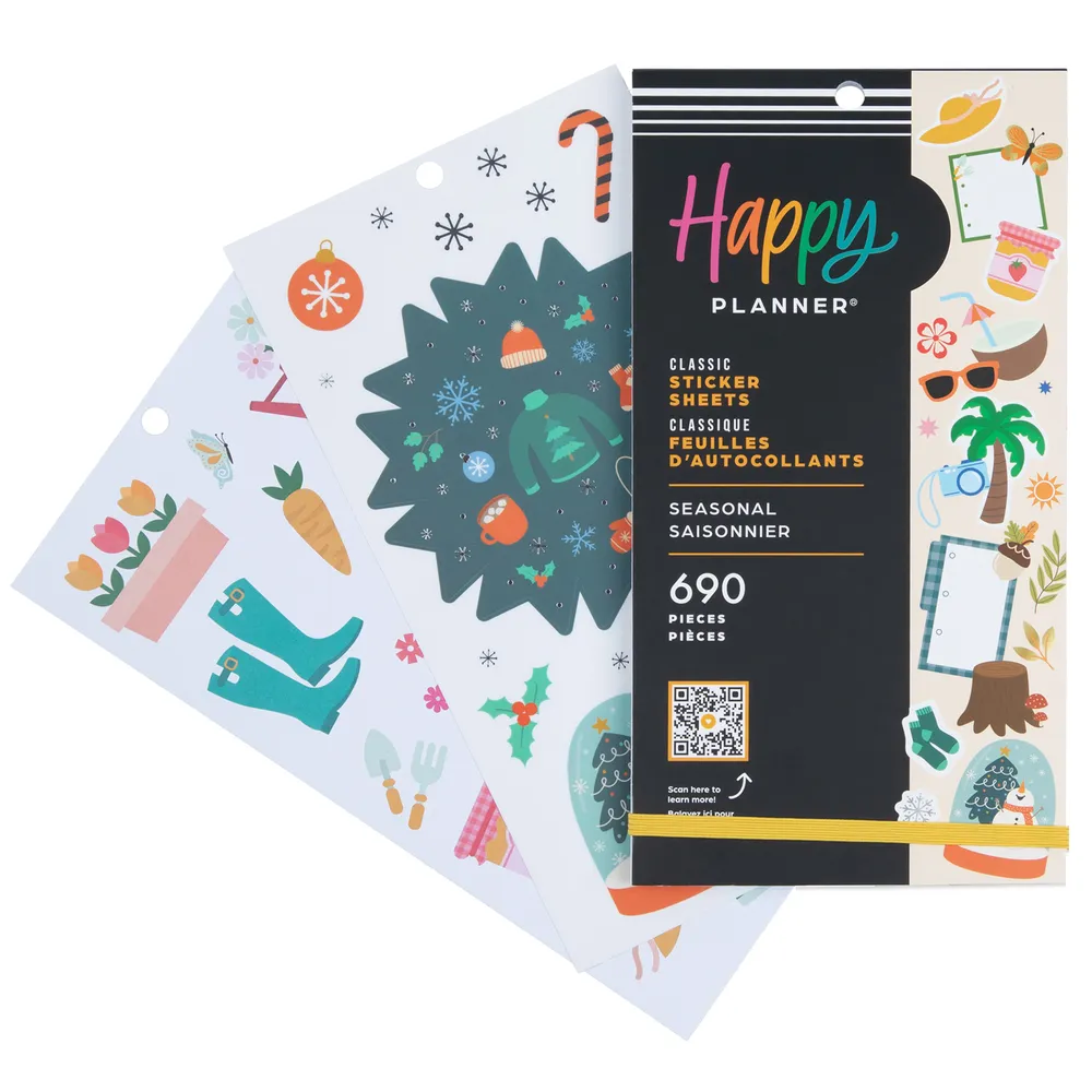 Happy Planner Everyday Seasonal stickers value pack 690 saisons