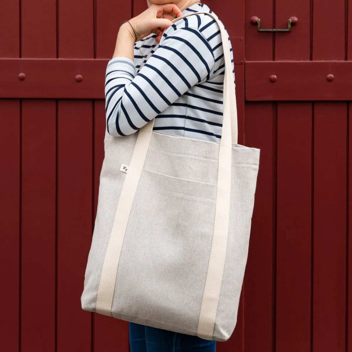 My365 Tote bag chanvre et coton sac textile naturel
