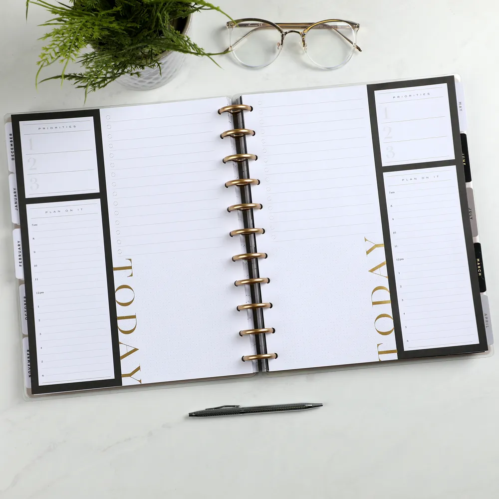Happy Planner Modern Months recharge Big 24 feuilles daily neutre