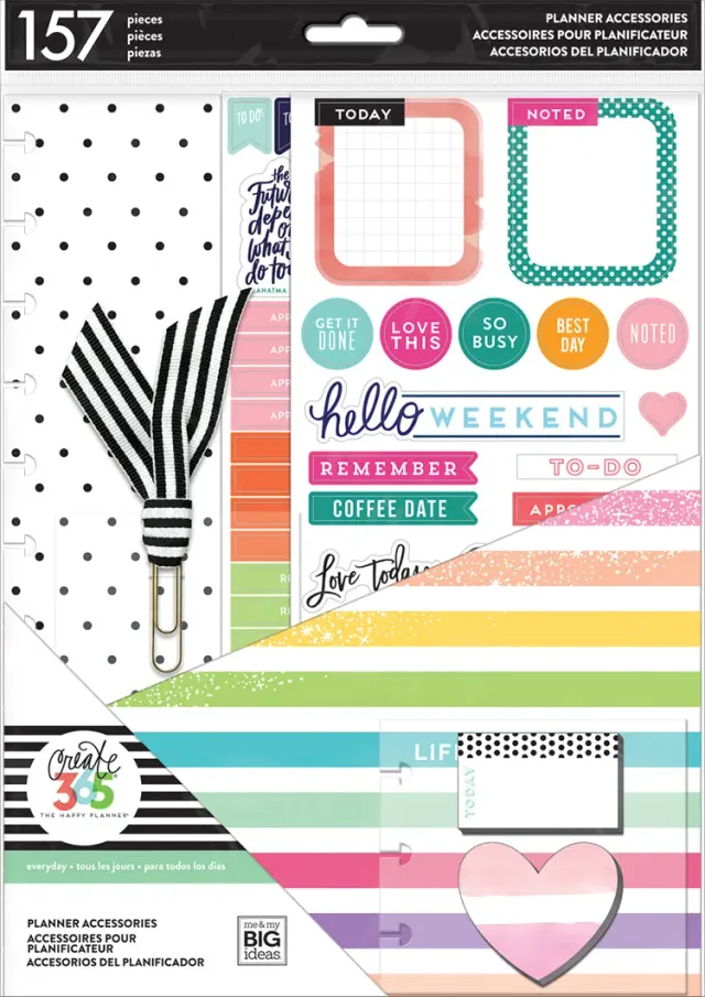 Happy Planner Life is Lovely Big kit accessoires Big