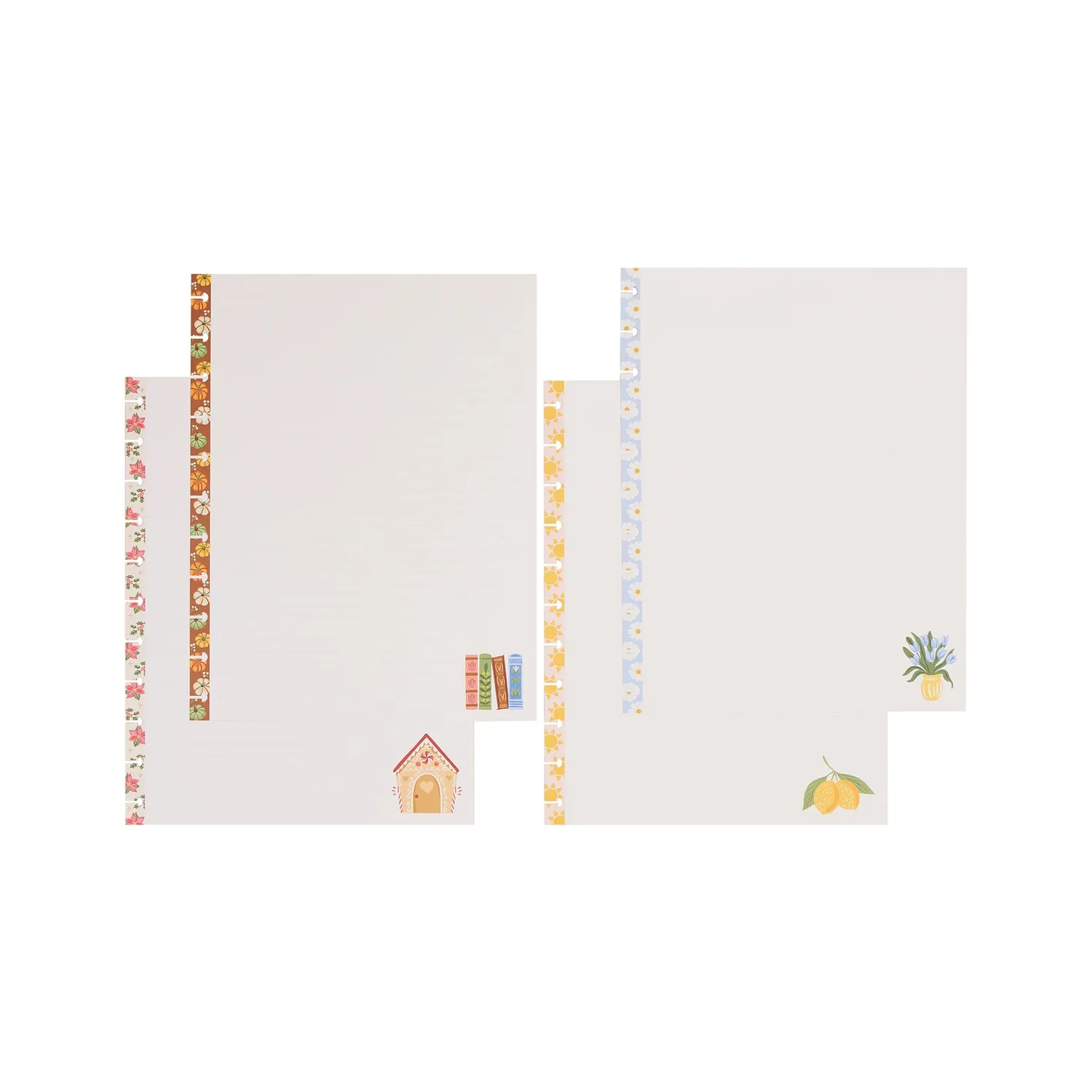 Happy Planner Seasonal Joy papier ligné pointillé Big 40 feuilles