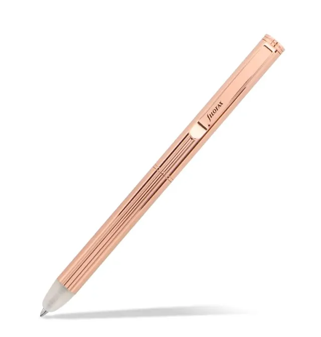Filofax stylo effaçable gel Rose Gold rechargeable