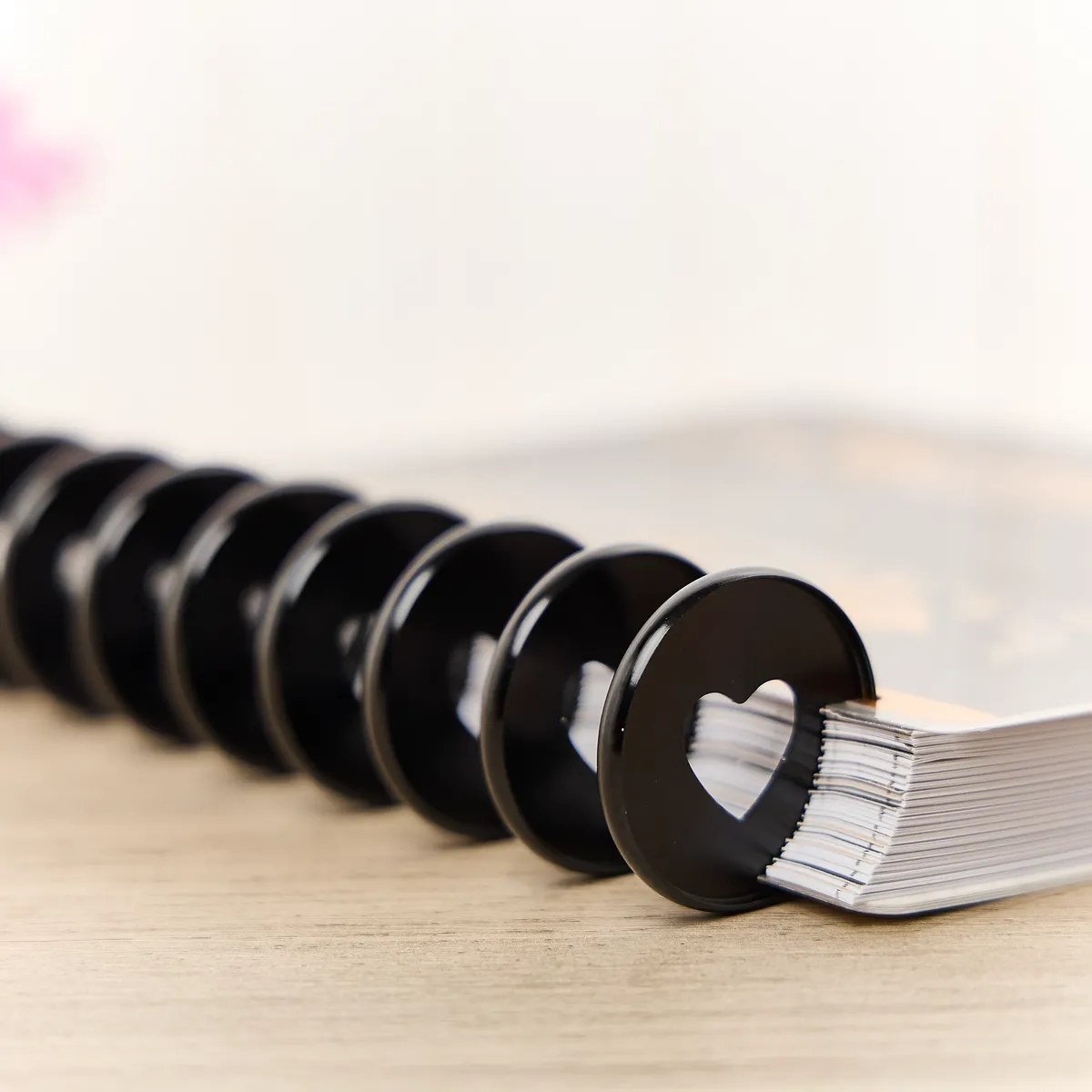 Happy Planner Black disques extenseurs métal x11