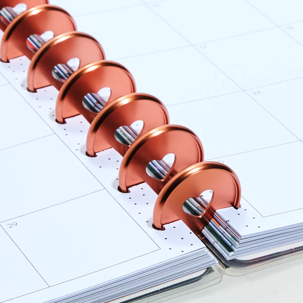 Happy Planner Copper lot 11 disques métal Medium cuivre