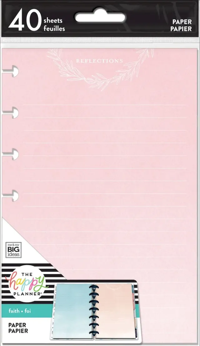 Happy Planner Faith Disciplines recharge papier Mini 60
