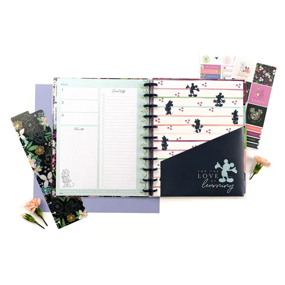 Happy Planner Disney Mickey Minnie pack Big teacher floral