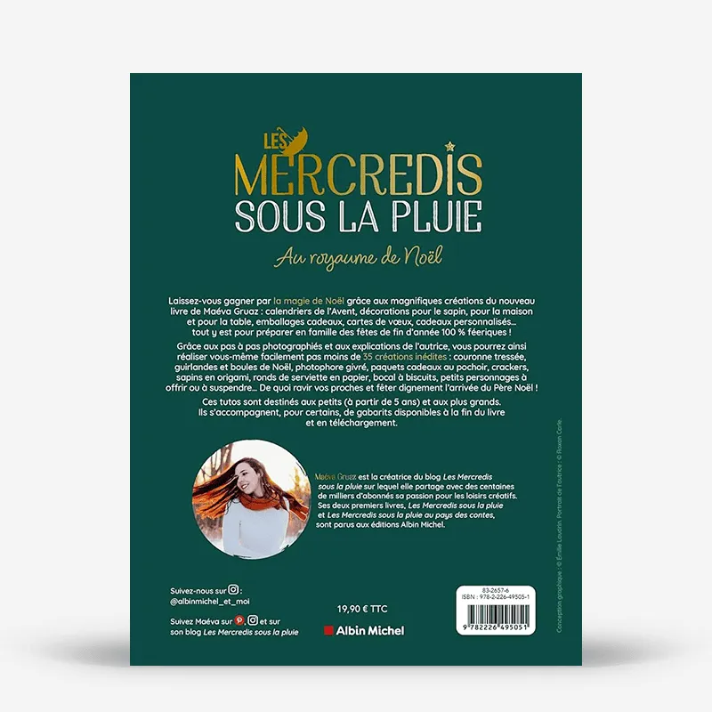 My365 Mercredis sous la pluie carnet à remplir Noël