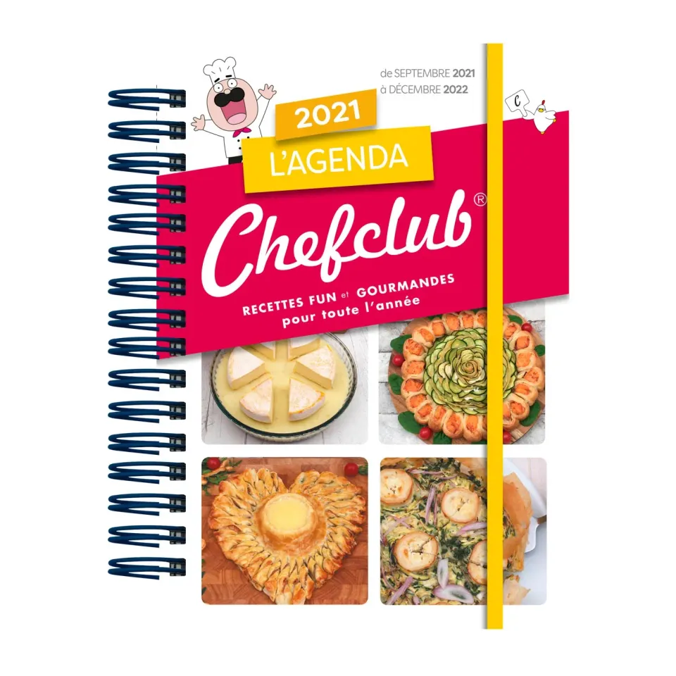 Frigobloc Chefclub L'officiel 2021-2022 agenda recettes famille