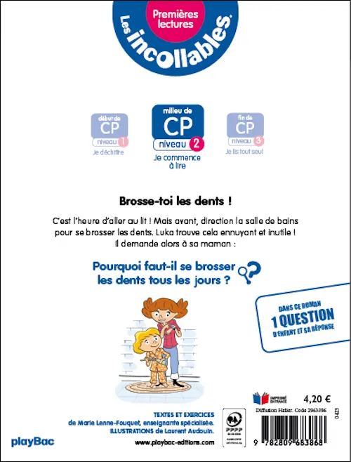 Les Incollables Premières lectures Tome 18 livre niveau 2 CP