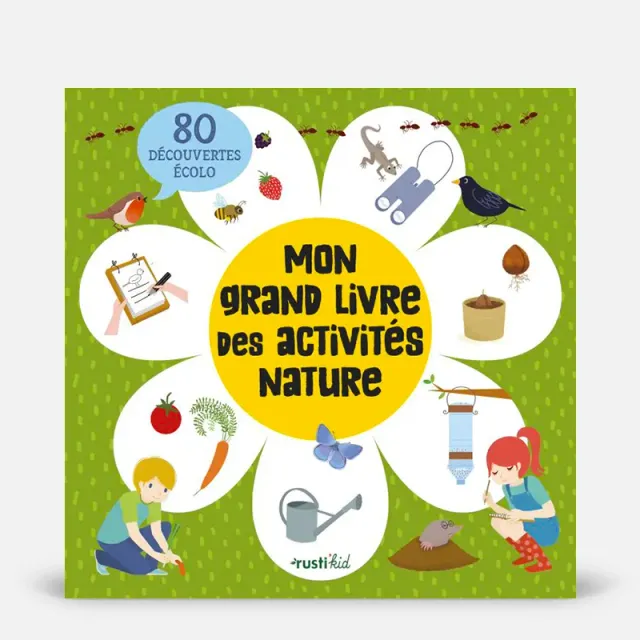 My365 Mon grand livre des activités nature livre