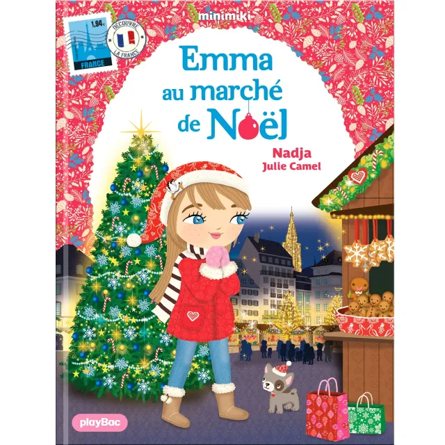 Minimiki Emma au marché de Noël livre Strasbourg