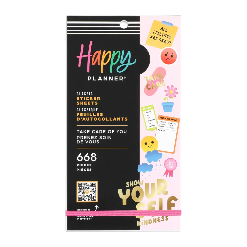 Happy Planner Take Care of You stickers Value Pack 688