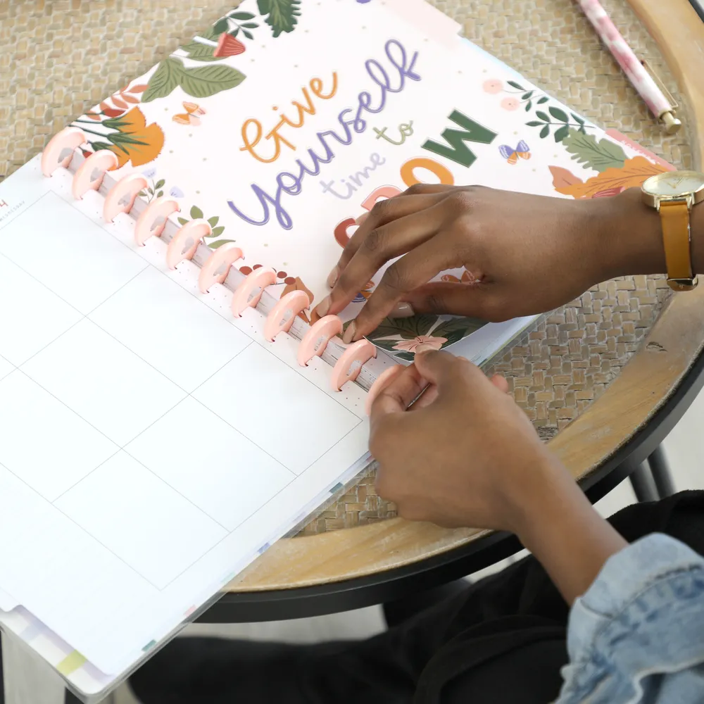 Happy Planner Squad Goals Big recharge agenda vertical 4 mois