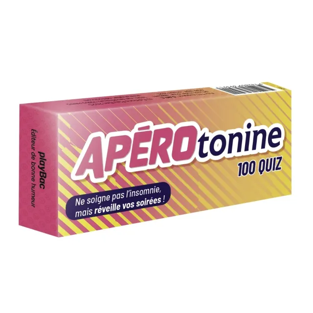 Frigobloc Aperotonine jeu cartes 100 quiz apéro amis