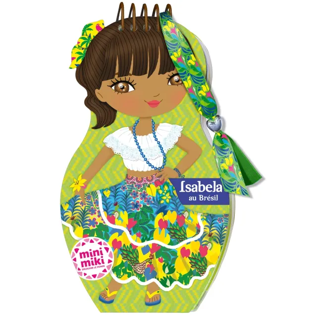 Minimiki Isabela Brésil carnet créatif stickers bracelet