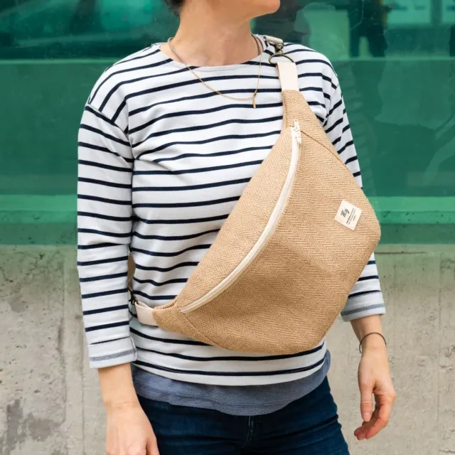 My365 Le sac banane XL en toile de jute
