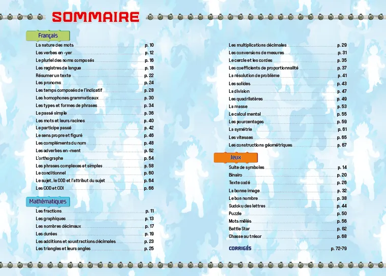 Dragon Ball Super Incollables cahier vacances CM2-6e 2026