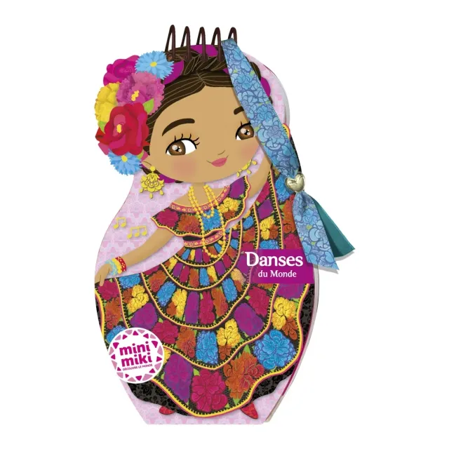 Frigobloc Minimiki Danses du monde carnet créatif stickers