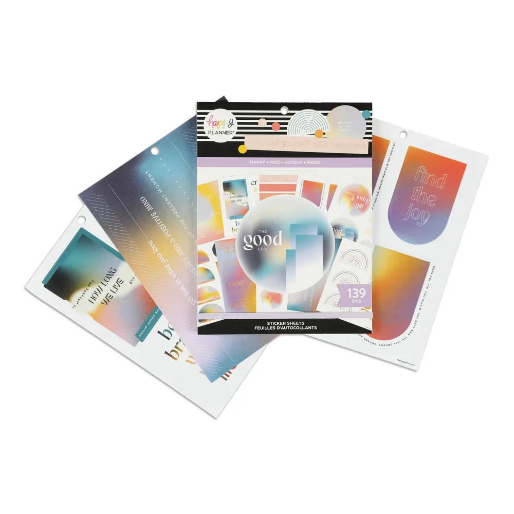 Happy Planner Happy Mod Large stickers 139 doré