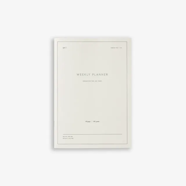 Kartotek Weekly Planner carnet semainier A5 23 semaines