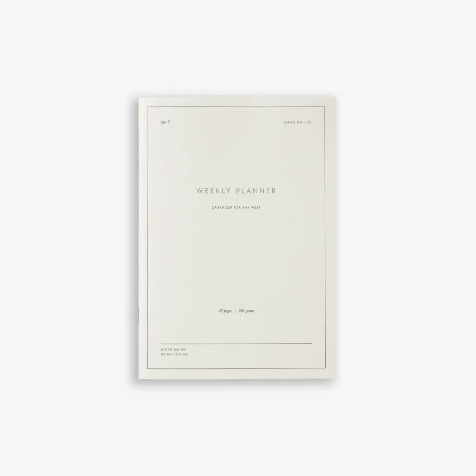 Kartotek Weekly Planner carnet semainier A5 23 semaines