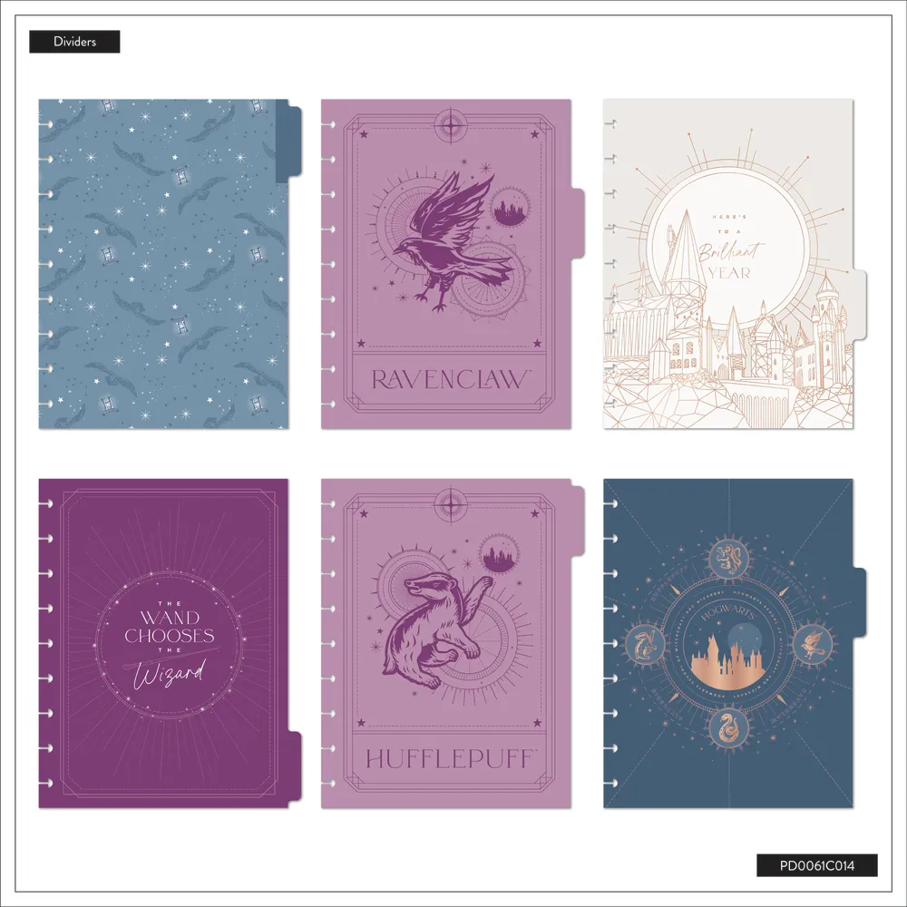 Happy Planner Harry Potter agenda classic dashboard non daté 12 mois