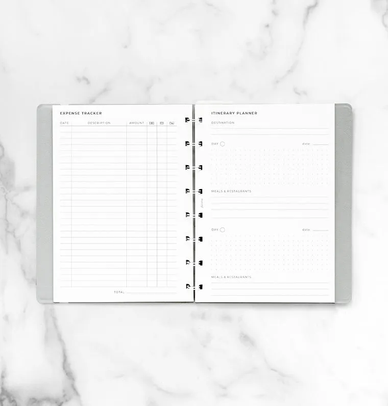 Filofax Travel recharge A5 carnet voyage