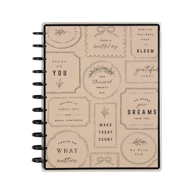 Happy Planner Heritage Charm Big agenda dashboard 2026 12 mois