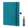 Poprun ACELO7-27 agenda semainier 2026-2027 vert souple