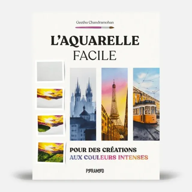 My365 L'aquarelle facile livre beaux-arts couleurs intenses