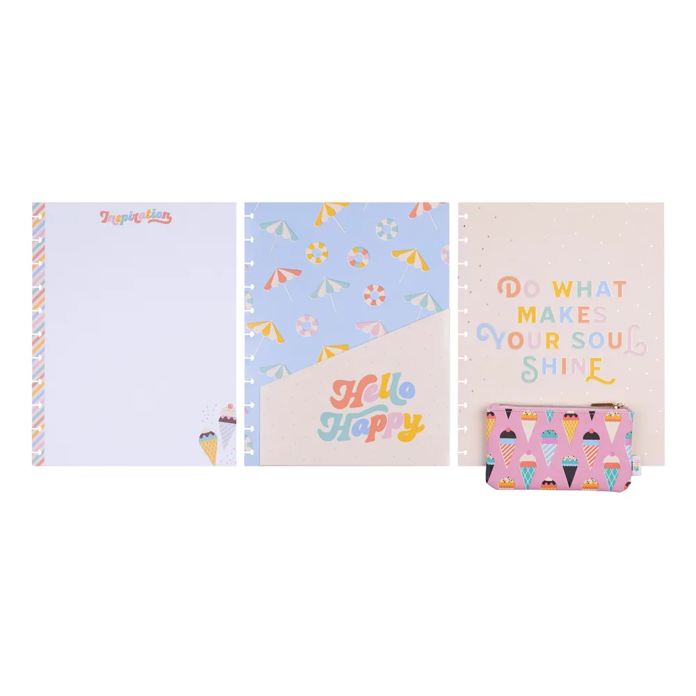 Happy Planner Boardwalk Ice Cream kit planner Big