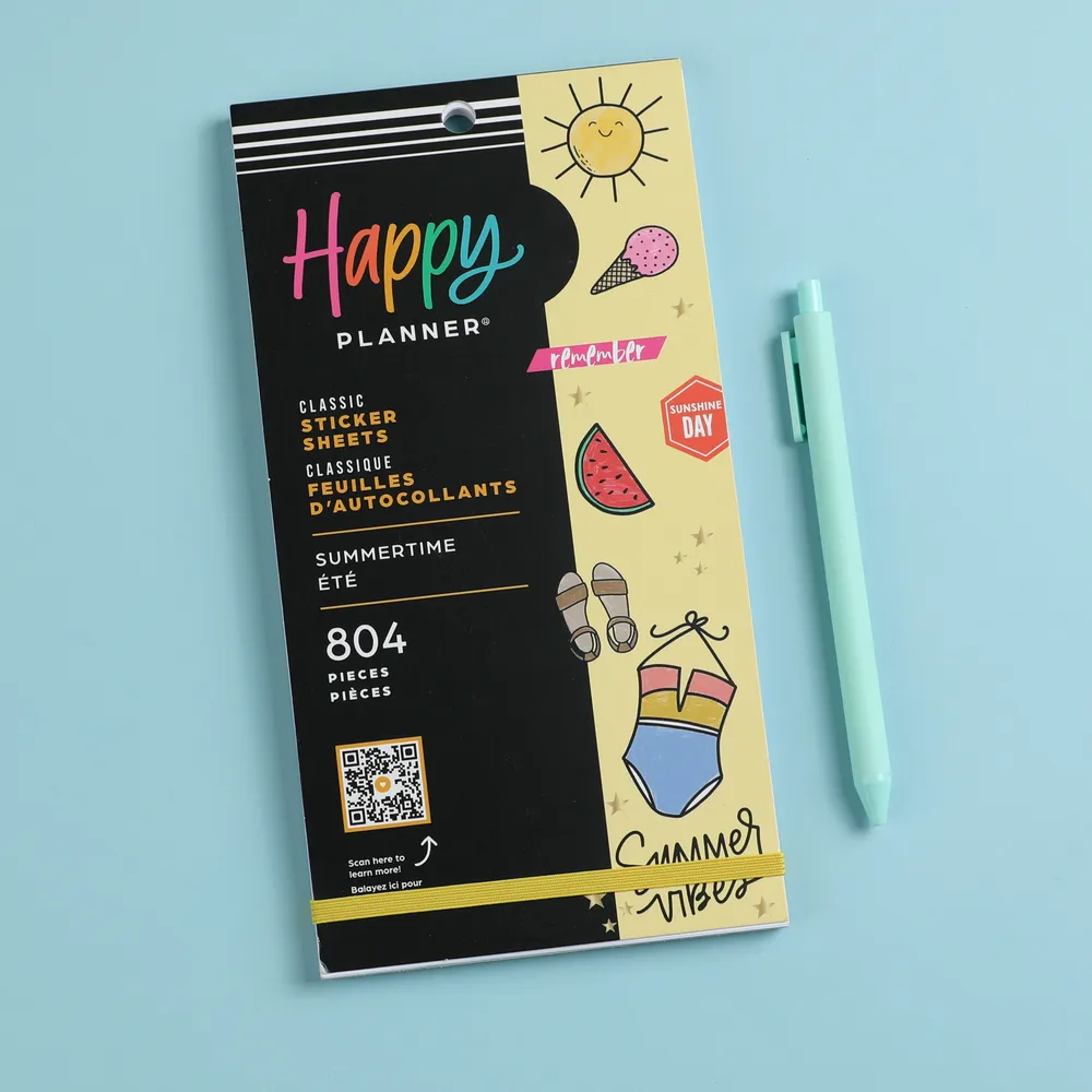 Happy Planner Summertime stickers été 804 pièces