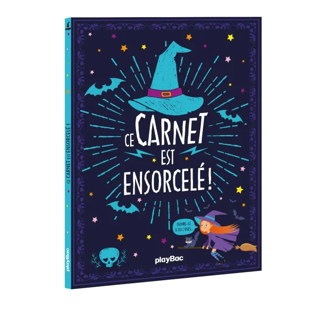 Frigobloc Ce carnet est ensorcelé carnet magique 8-12 ans