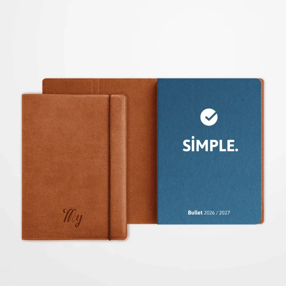 My365 SIMPLE Bullet agenda A5 2026/2027 + jaquette Zen