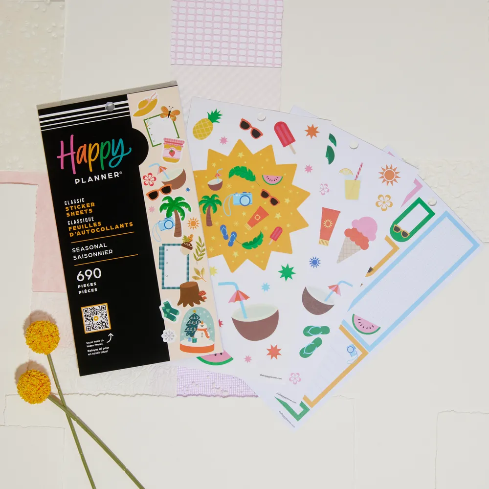 Happy Planner Everyday Seasonal stickers value pack 690 saisons