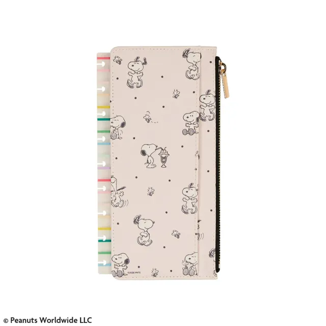 Happy Planner Peanuts Snoopy porte-cartes Classic fermeture
