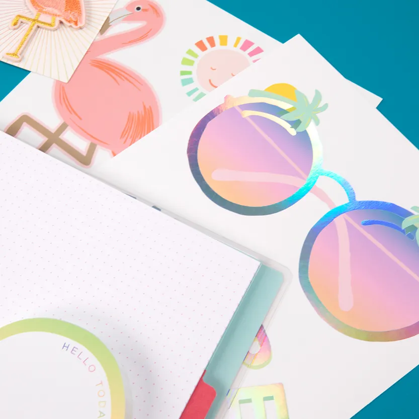 Happy Planner Be Happy Box Seize the Day coffret stickers été