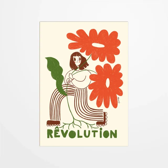 My365 Gwendoline Lefeuvre Révolution carte postale