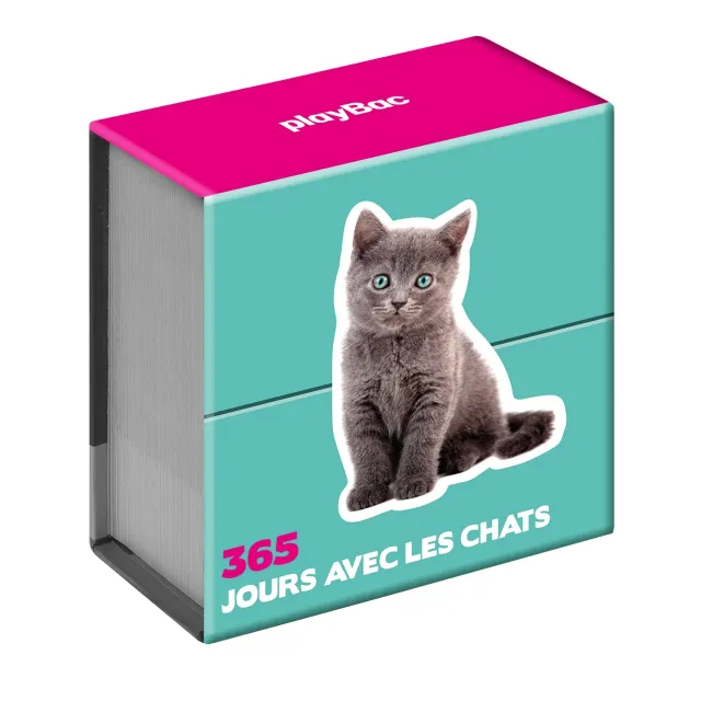 Frigobloc 365 jours avec les chats mini calendrier annuel