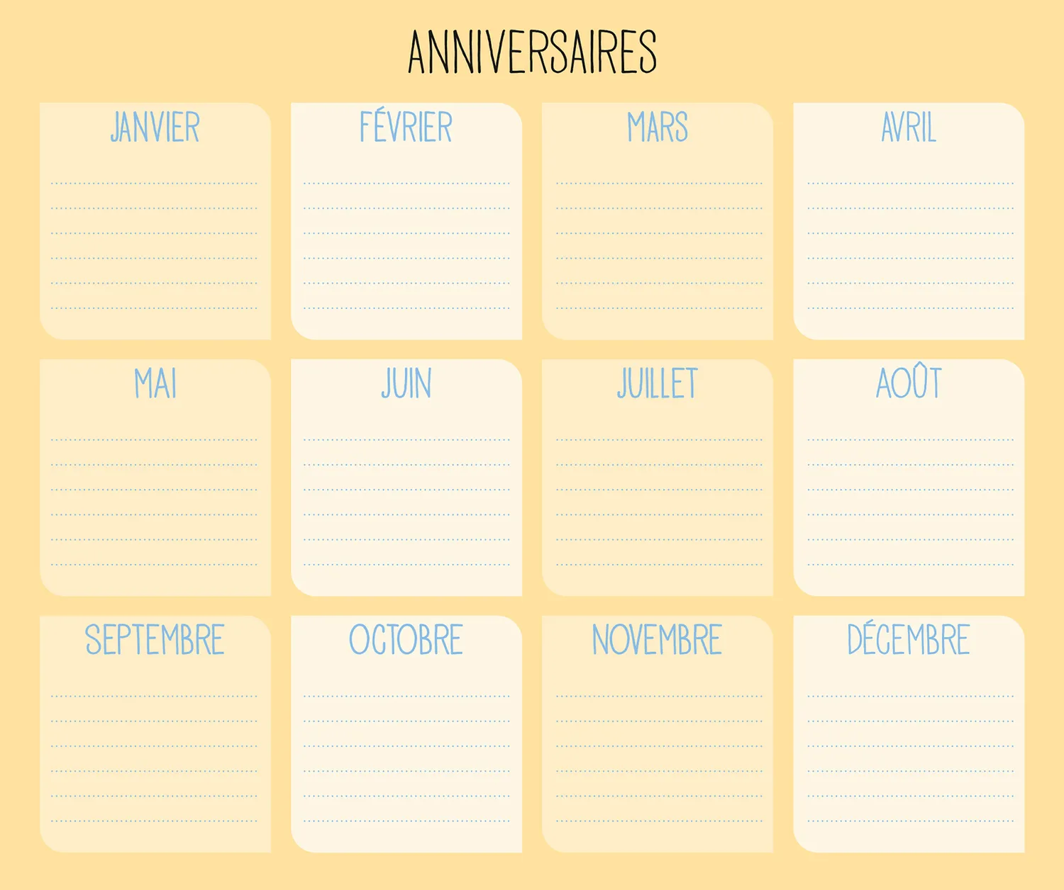 Frigobloc Hebdomadaire Montessori 2024 calendrier familial 16 mois