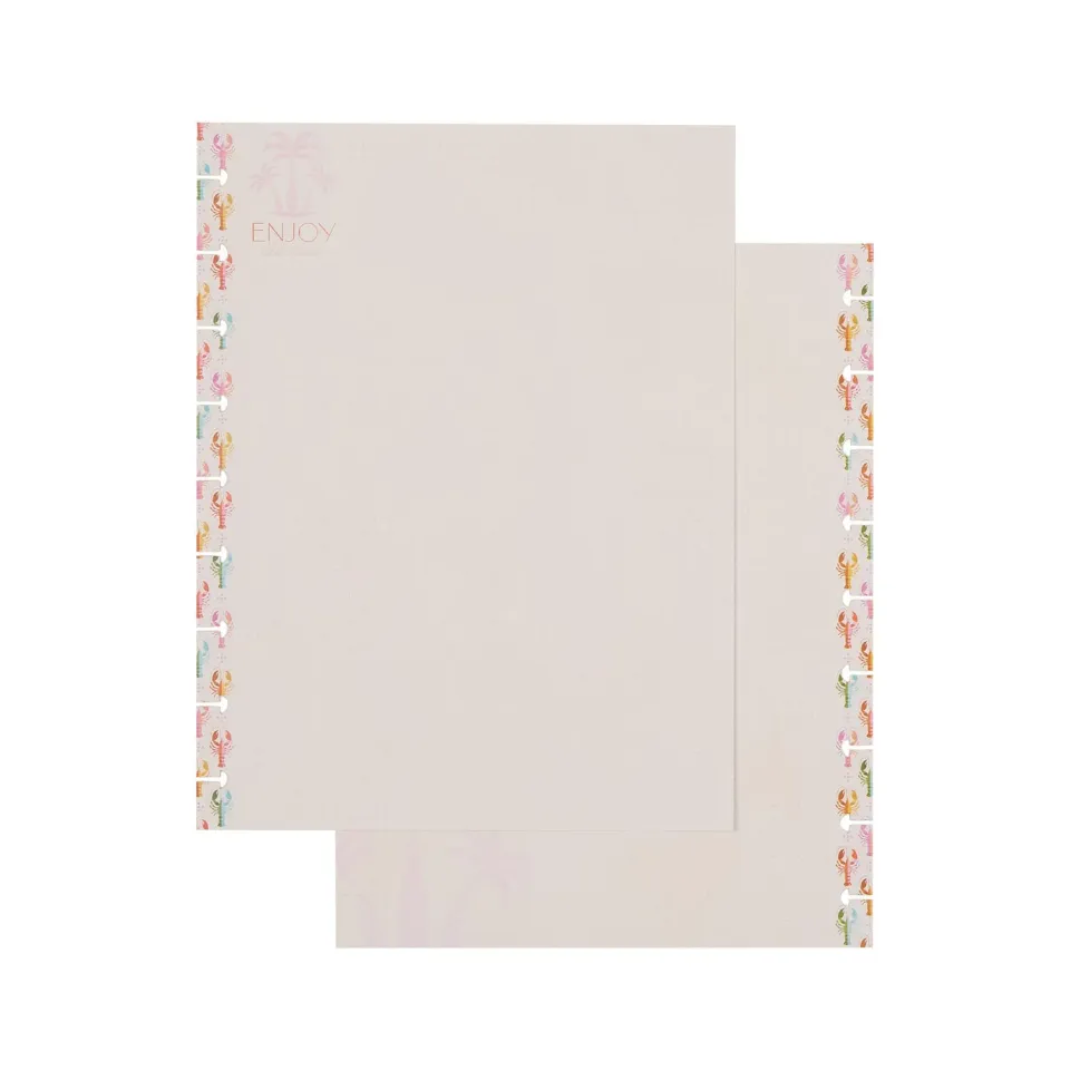Happy Planner Palm Beach recharge papier Classic 40 feuilles pointillé