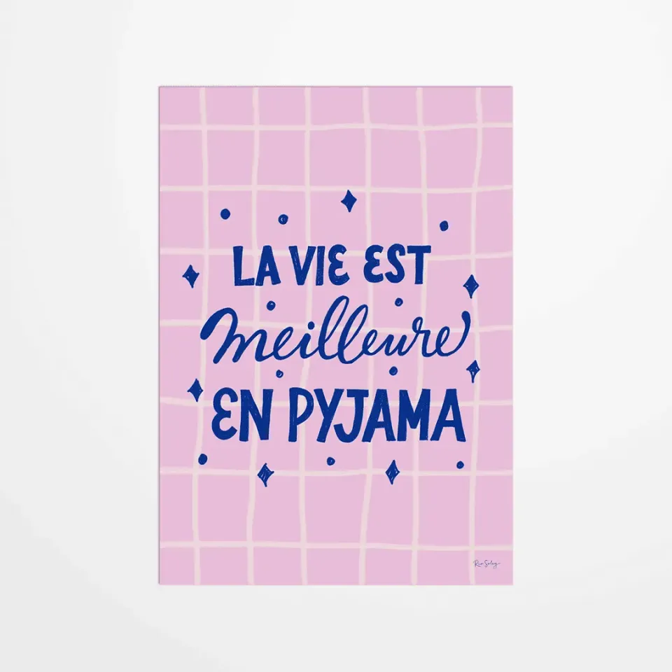 My365 Rio Soley La vie est meilleure en pyjama carte