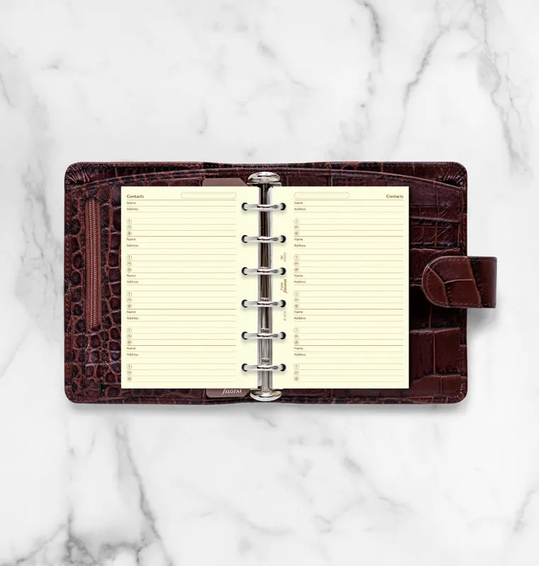 Filofax Classic repertoire creme Pocket 20 feuilles