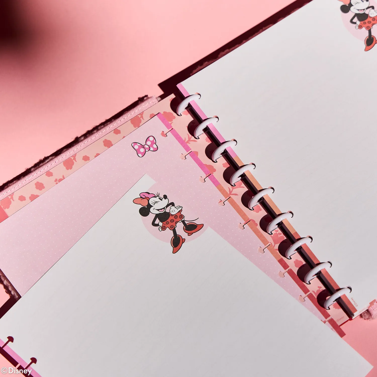 Happy Planner Minnie Bow Happy recharge agenda Classic 40 feuilles pointillés