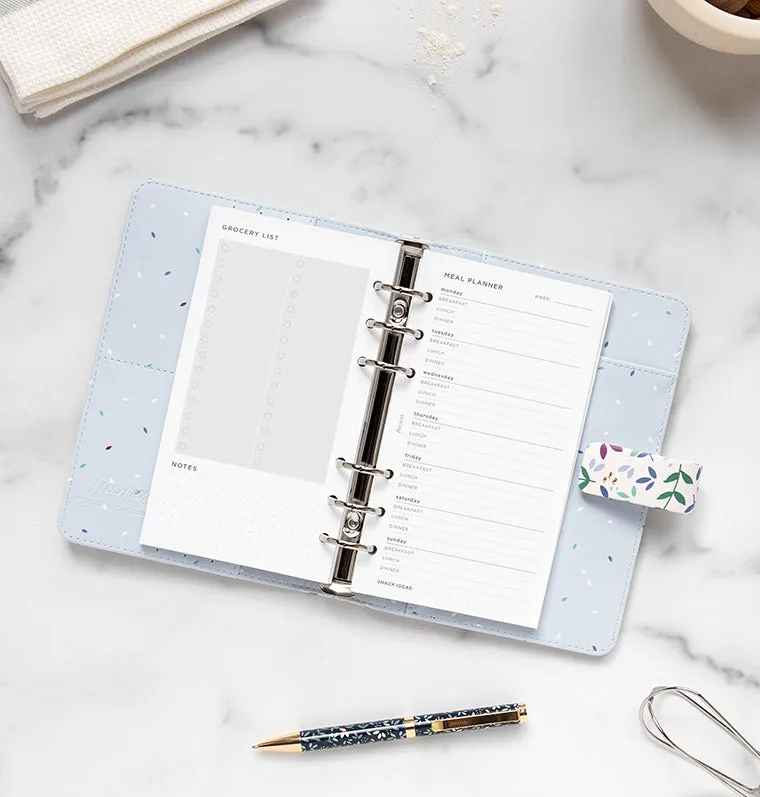 Filofax recharge planificateur repas Personal 56 feuilles