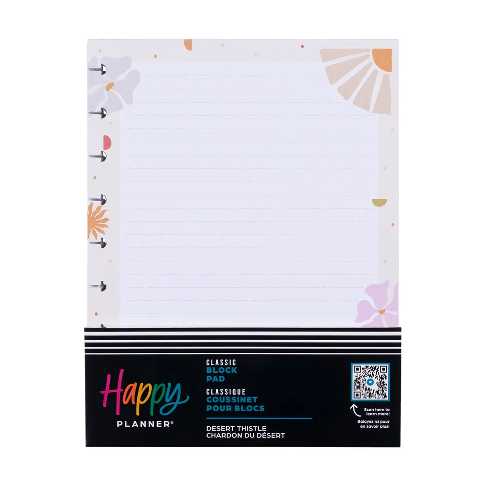 Happy Planner Desert Thistle bloc-notes Classic 100 feuilles