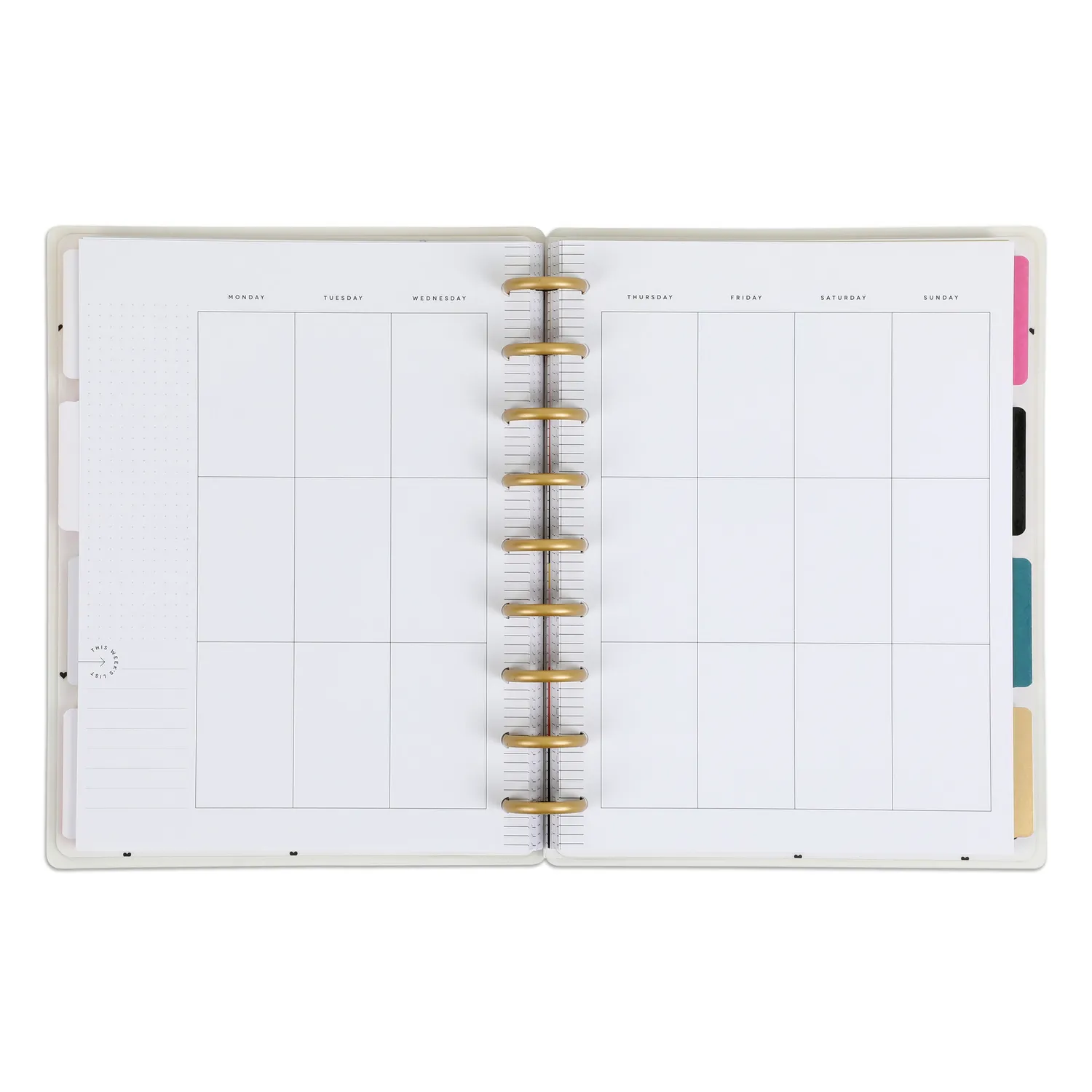 Happy Planner Bright & Fun Classic agenda non daté 12 mois vertical